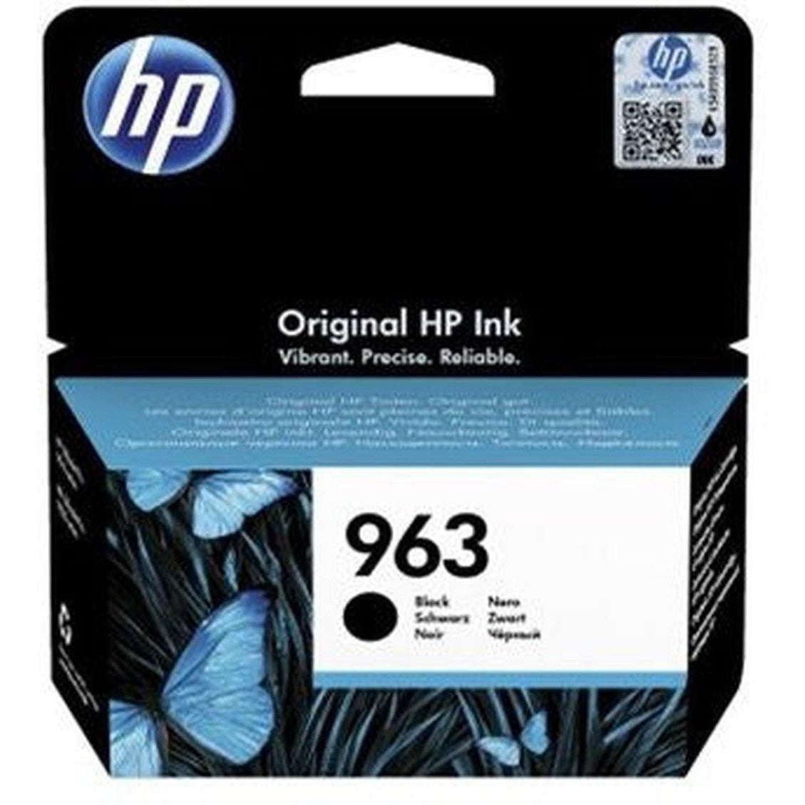 HP 963 Black Original Ink Cartridge - 1000 Pages / Black Color / Ink Cartridge