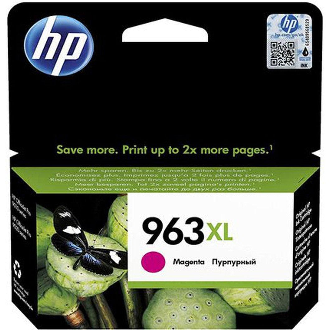 HP 963XL High Yield Magenta Original Ink Cartridge - 1600 Pages / Magenta Color / Ink Cartridge