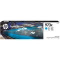 Hp 973X High Yield Cyan Ink Cartridge F6T81Ae