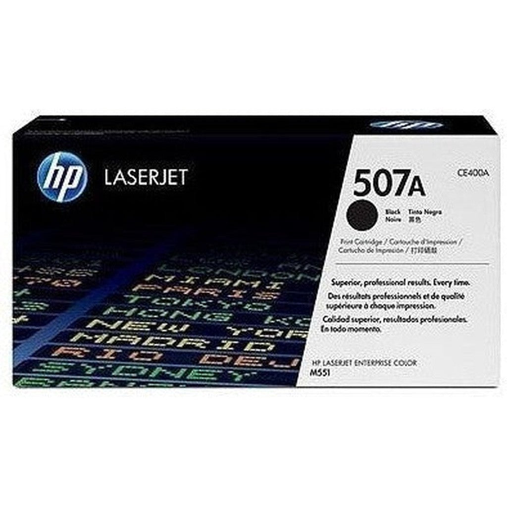 Hp CE400A Black Toner Cartridge 507A