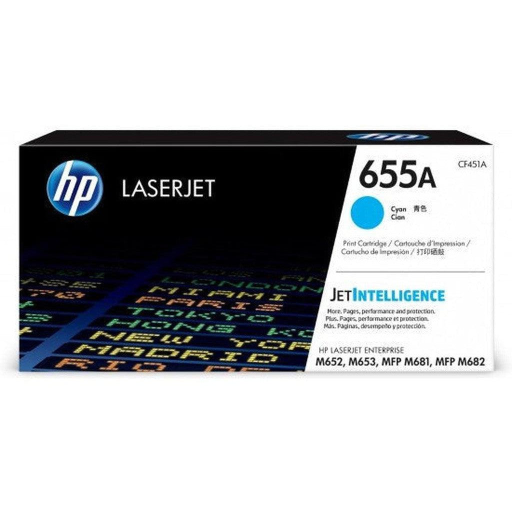 Hp 655A Cyan Original LaserJet Toner Cartridge (Cf451A)
