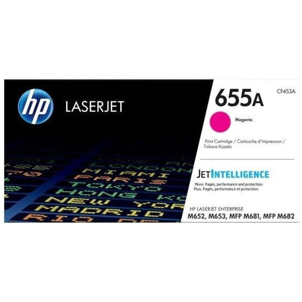 HP 655A Magenta Original LaserJet Toner Cartridge (CF453A)