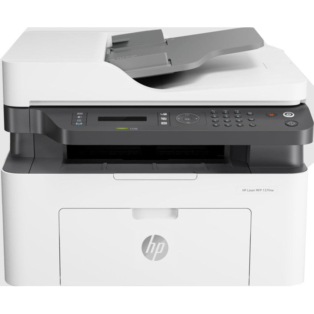 HP LaserJet Mono Printer MFP 137fnw 20ppm 1200dpi A4 USB LAN Wi-Fi FAX
