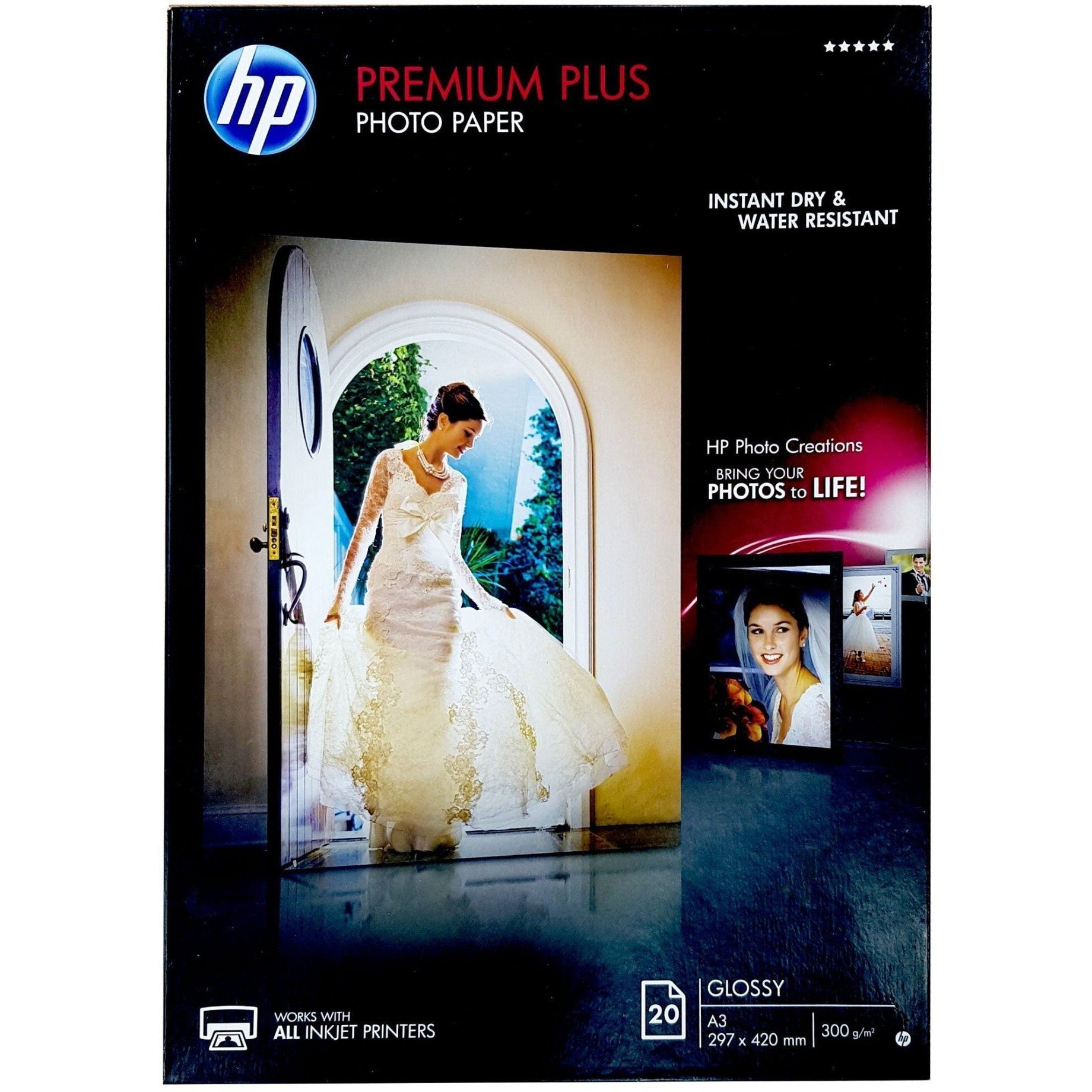 Hp Premium Plus Photo Paper A3 20 Pages 300 Gsm Glossy