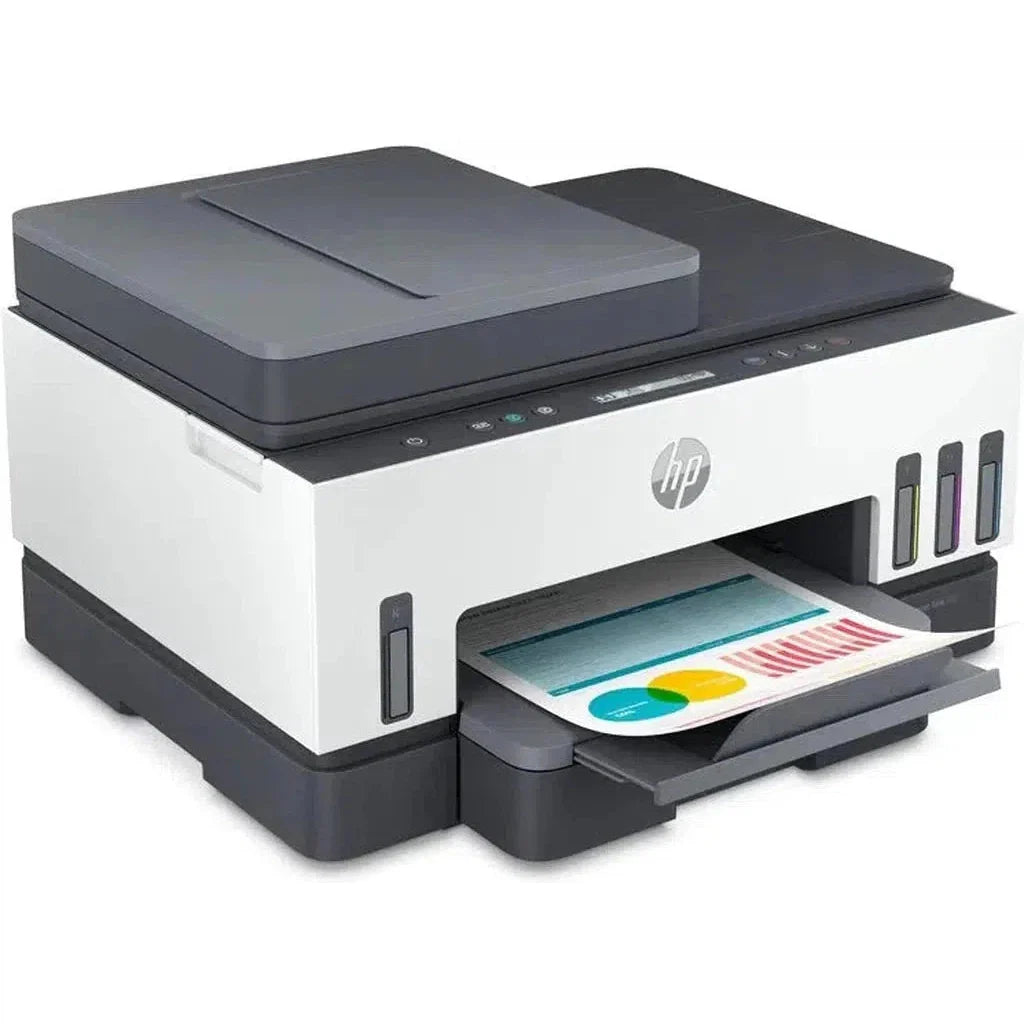 HP Smart Tank 750 AIO - 15ppm / 4800dpi / A4 / USB / LAN / Wi-Fi / Bluetooth / Color Inkjet - Printer