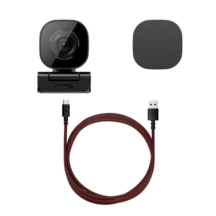 HyperX Vision S High Frame Rate 4k 30FPS 8MP Sony Starvis Sensor With Glass Lens AutoFocus And Wide Field-Of-View For PC & Mac