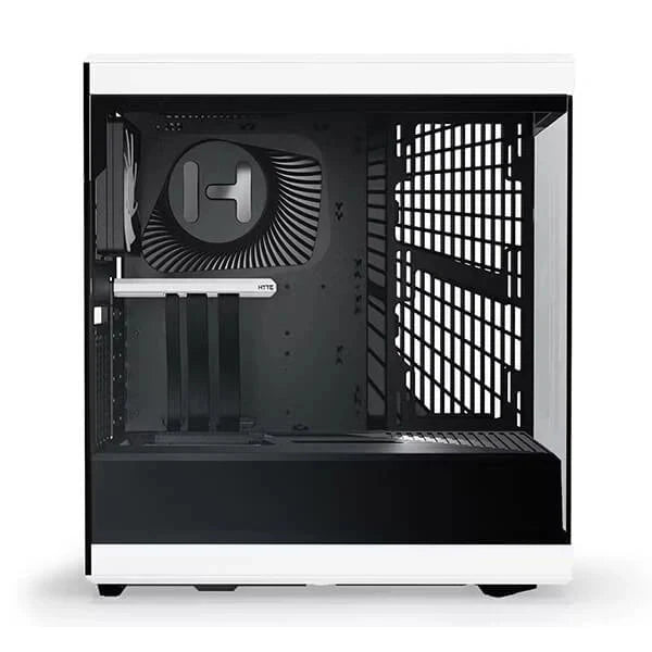 HYTE Y40 Mid Tower Two Panel Front & Left Side Tempered Glass Case With 2 Fan - Black/White