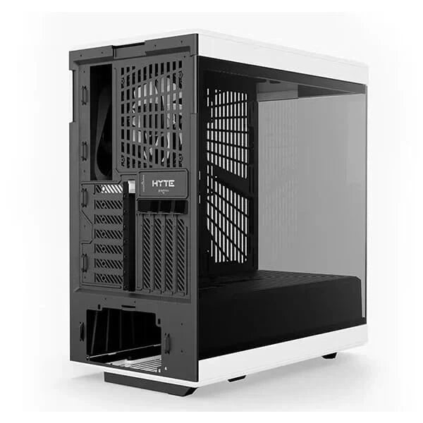 HYTE Y40 Mid Tower Two Panel Front & Left Side Tempered Glass Case With 2 Fan - Black/White