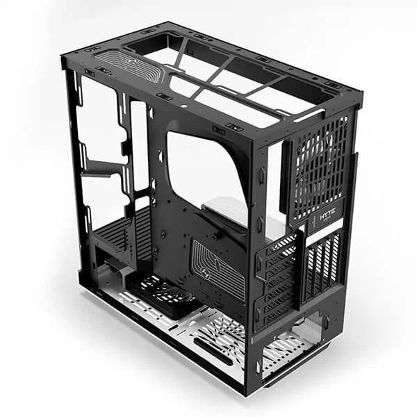 HYTE Y40 Mid Tower Two Panel Front & Left Side Tempered Glass Case With 2 Fan - Black/White