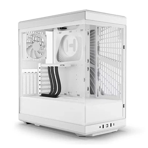 Hyte Y40 Mid Tower Case - Snow White