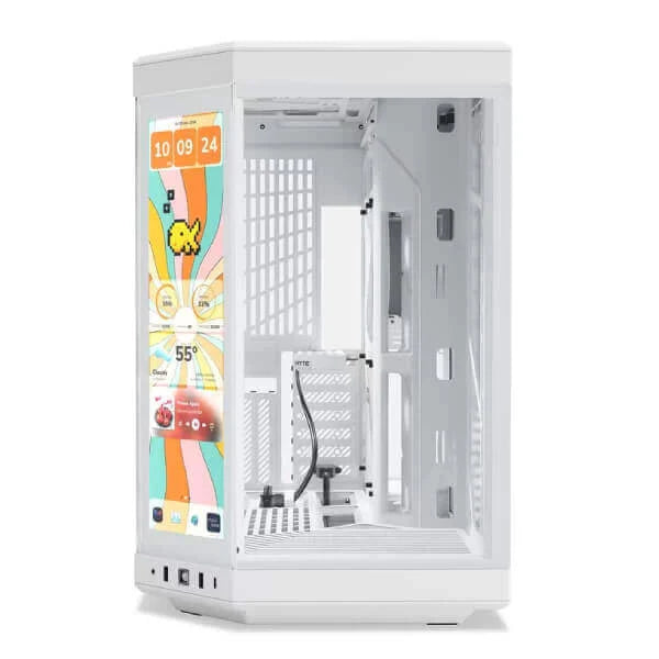 Hyte Y70 Touch Infinite Mid Tower Cabinet - Snow White