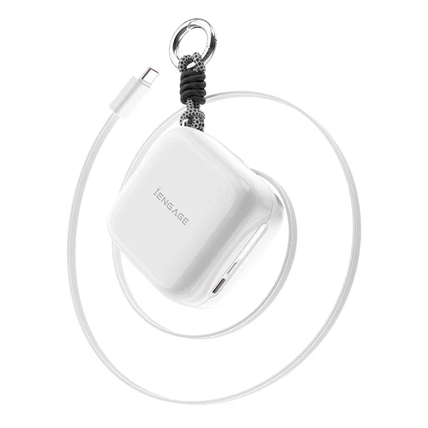 IEngage Portable Retractable Power Bank W/Led Display