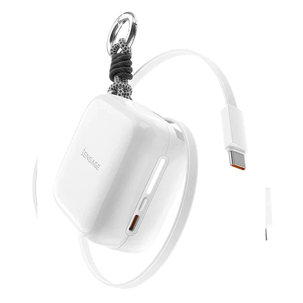 IEngage Portable Retractable Power Bank W/Led Display