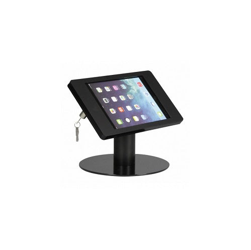 Ipad & Universal Tablet Holder with Lock Table Top Black