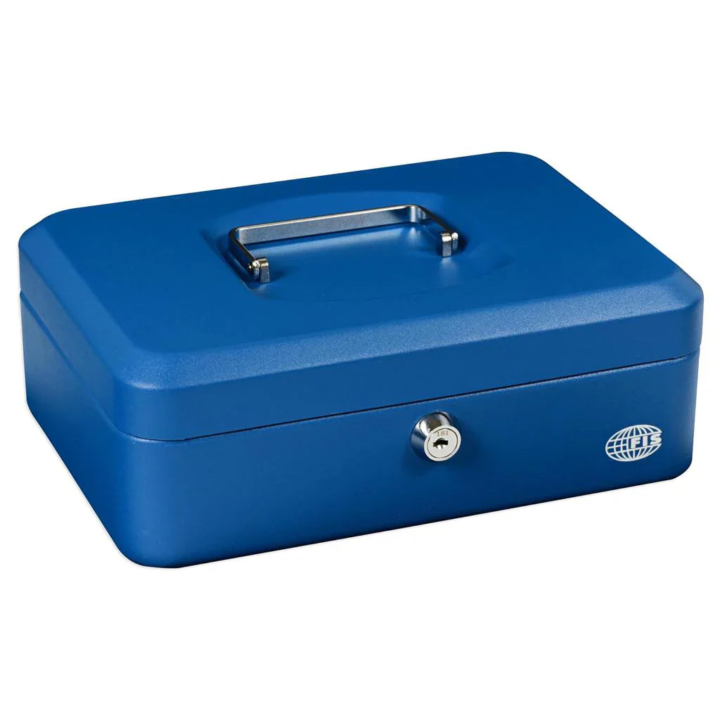 Iron Cash Box Blue Medium Size