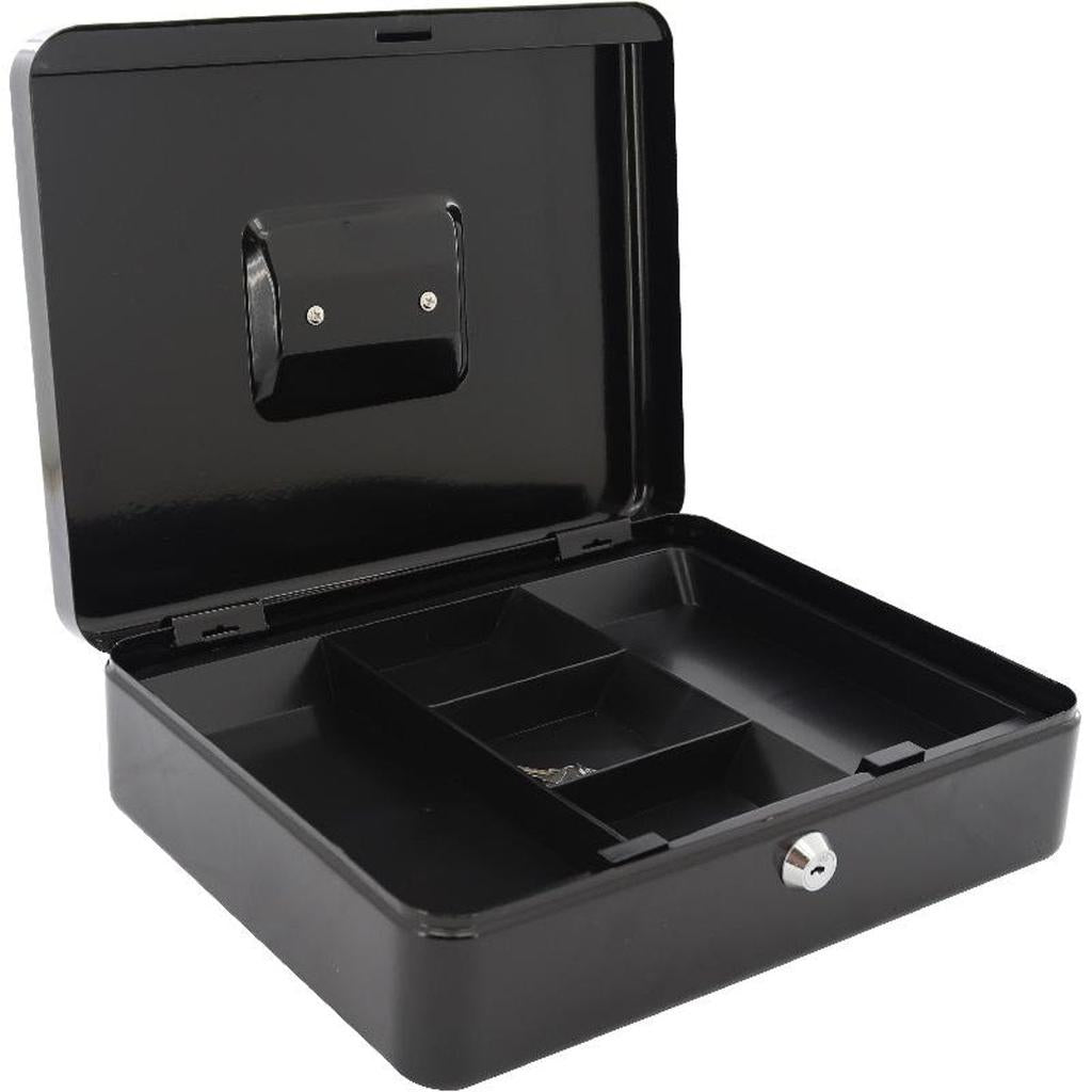 Iron Cash Box Black - 25*20*9cm Large