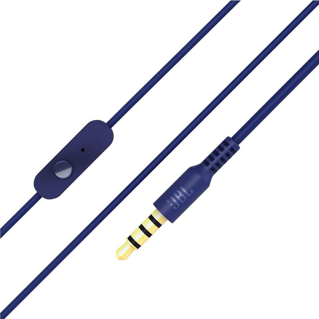 JBL C200 SIU Wired In Ear Headphones with Mic, JBL Pure Bass Sound Blue Color