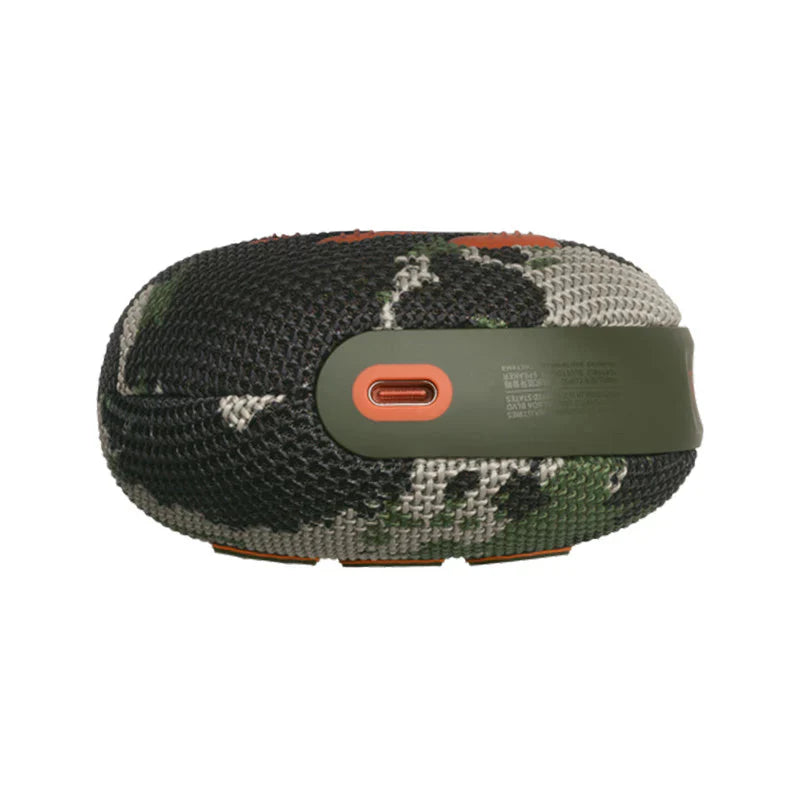 JBL Clip 5 Black Bluetooth Portable Speaker - Stereo / Wireless / Bluetooth - Squad