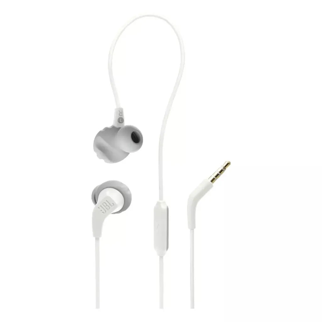 JBL Endurance Run 2 Wired Earphones JBLENDURRUN2WHT - White