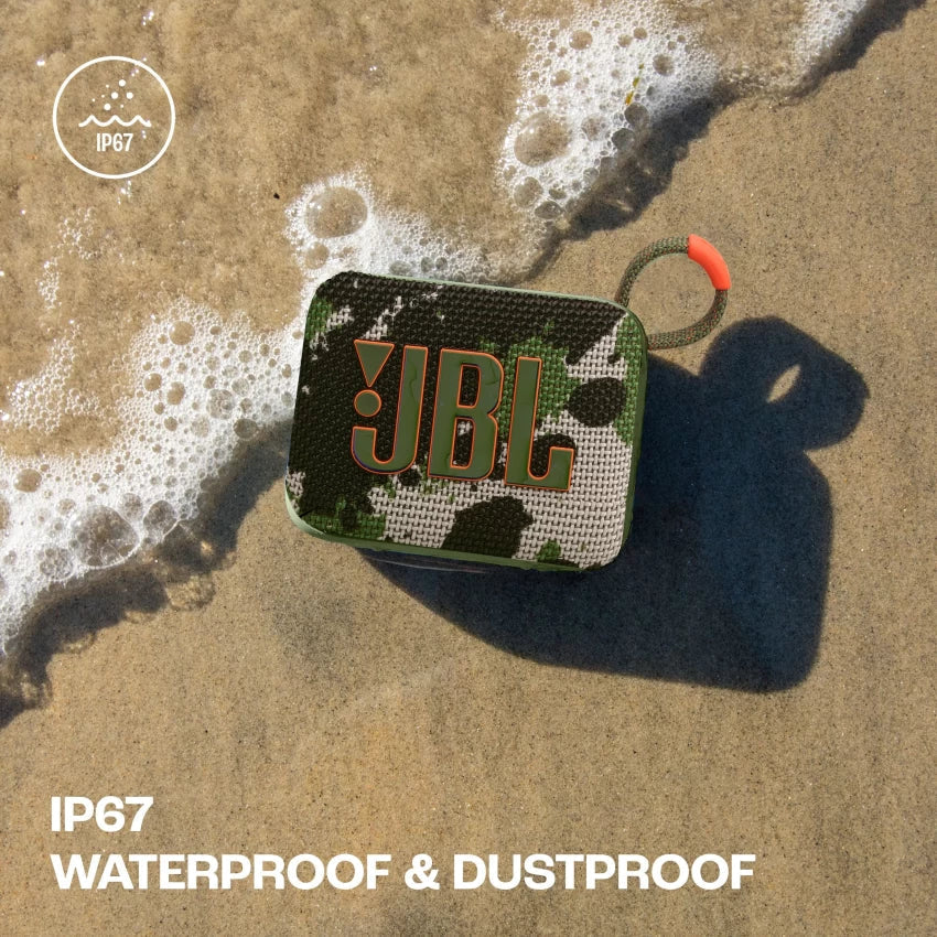 JBL Go 4 Ultra-Portable Bluetooth Speaker - 5.3 / Squad