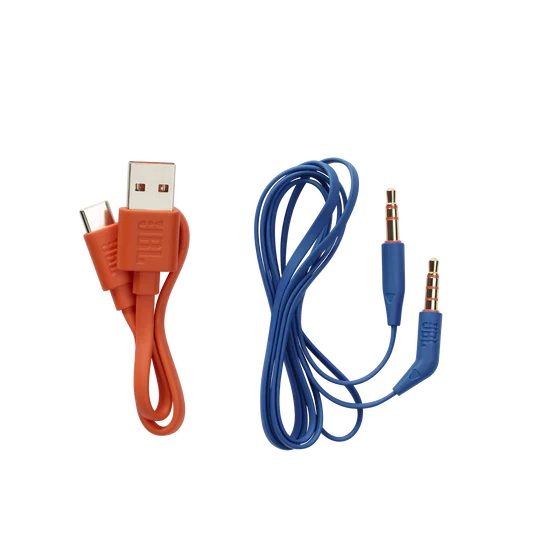 JBL JR 460NC Bluetooth Wireless Kids Headphone - Over-ear / Wireless / Blue