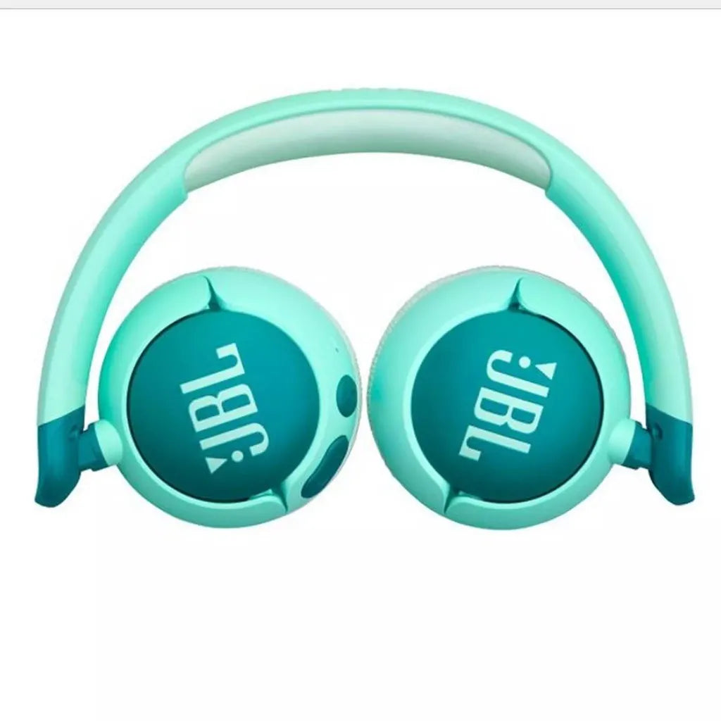 JBL Junior 320BT Wireless On Green Ear Kids Headphones