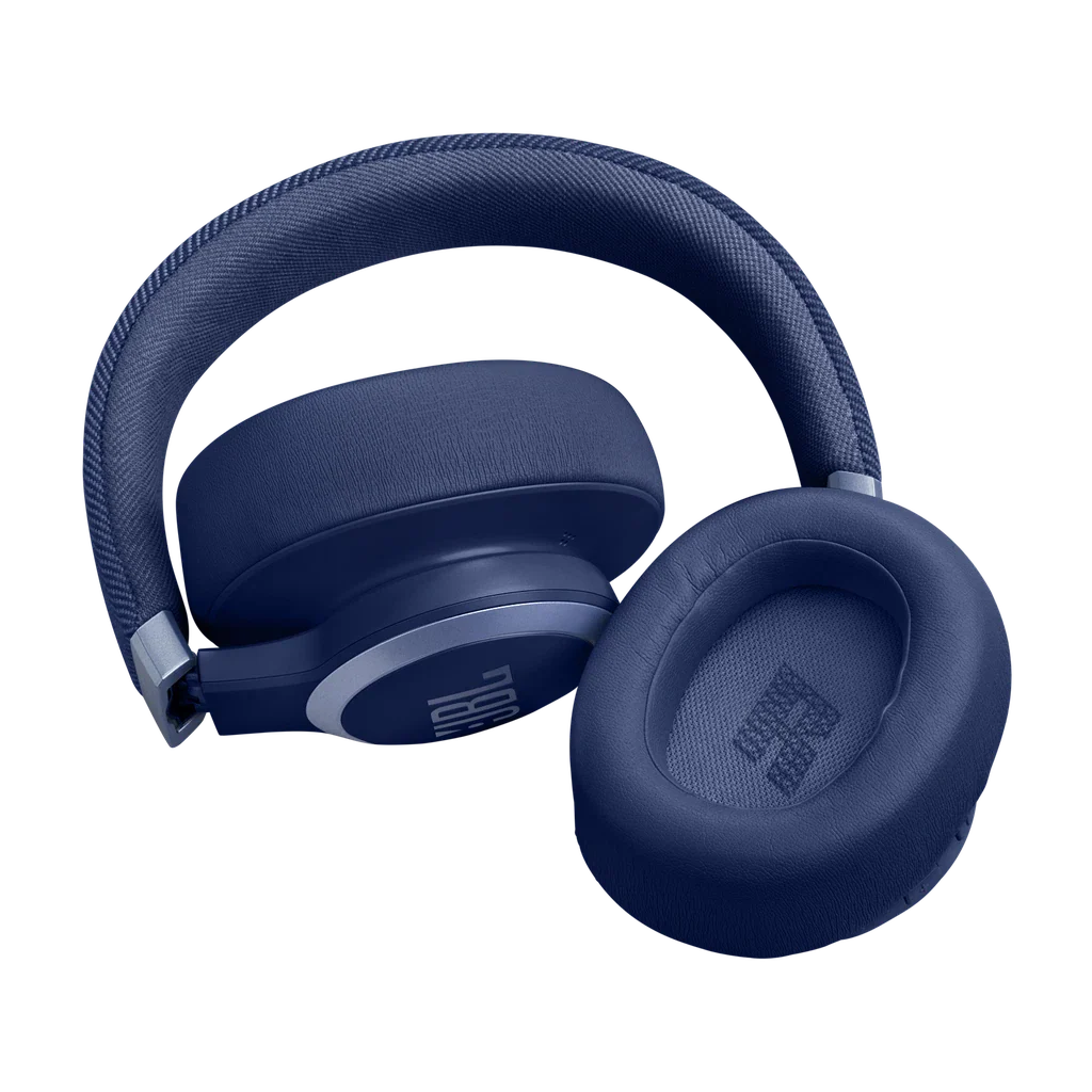 JBL LIVE 770NC Bluetooth Headphone with Mic (Upto 65 Hours Playback, Over Ear, Blue)
