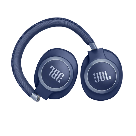 JBL LIVE 770NC Bluetooth Headphone with Mic (Upto 65 Hours Playback, Over Ear, Blue)