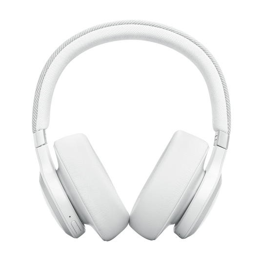 JBL LIVE 770NC Bluetooth Headphone with Mic (Upto 65 Hours Playback, Over Ear, White)