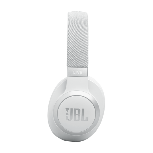 JBL LIVE 770NC Bluetooth Headphone with Mic (Upto 65 Hours Playback, Over Ear, White)
