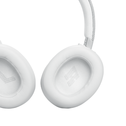 JBL LIVE 770NC Bluetooth Headphone with Mic (Upto 65 Hours Playback, Over Ear, White)