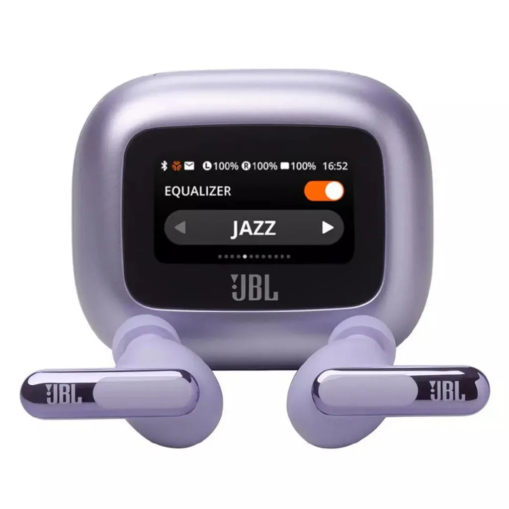JBL Live Beam 3 True Wireless Earbuds with Screen – Purple
