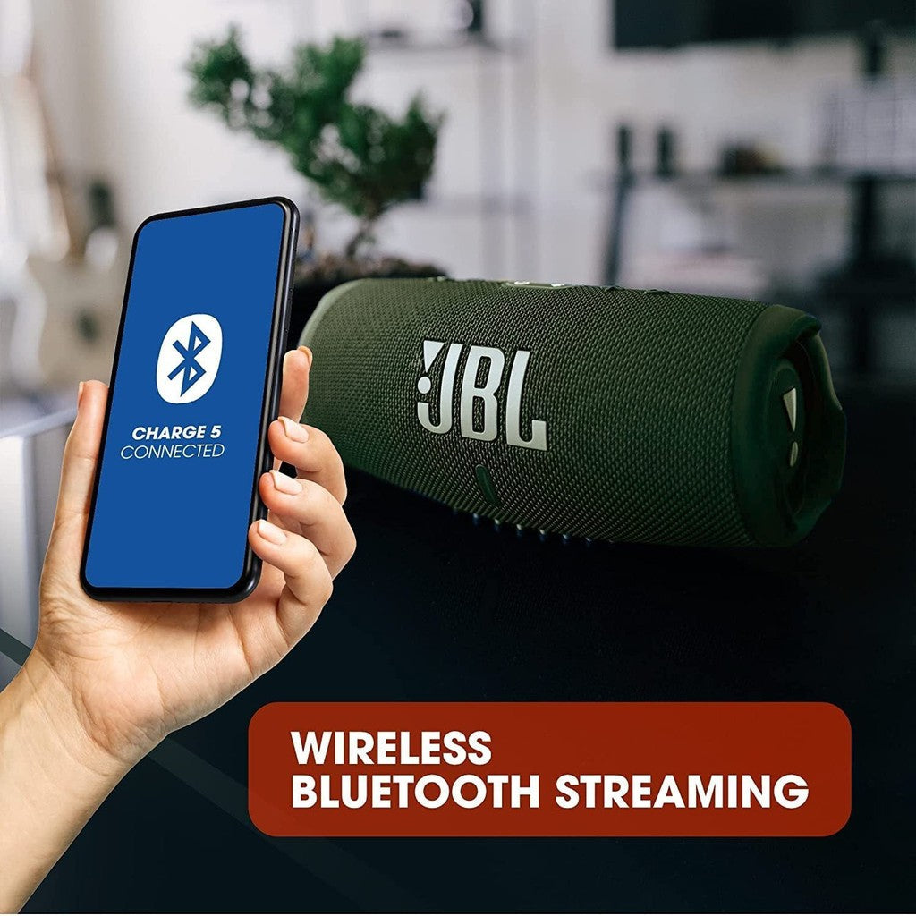 JBL Portable Bluetooth Speaker Charge 5 - Green