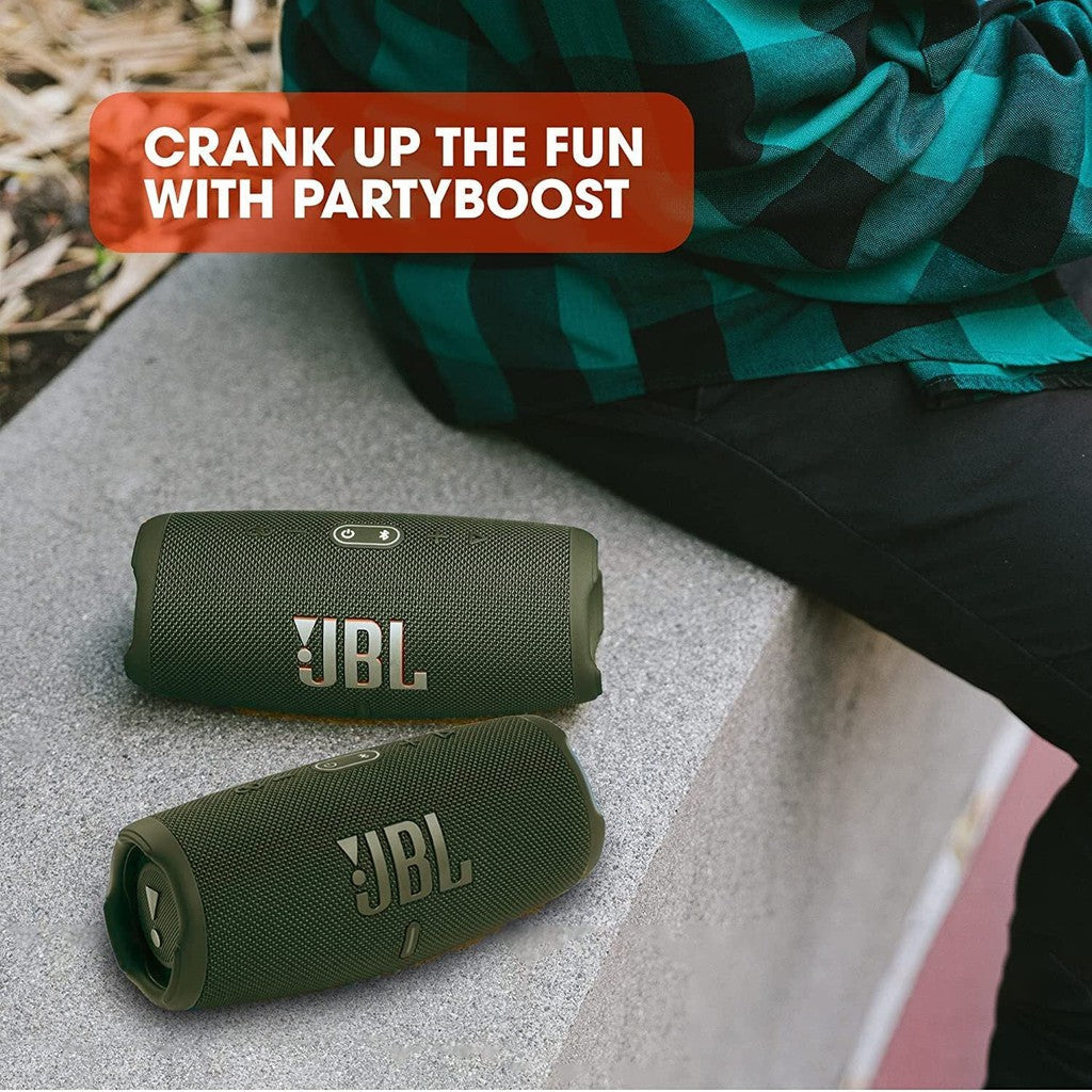 JBL Portable Bluetooth Speaker Charge 5 - Green