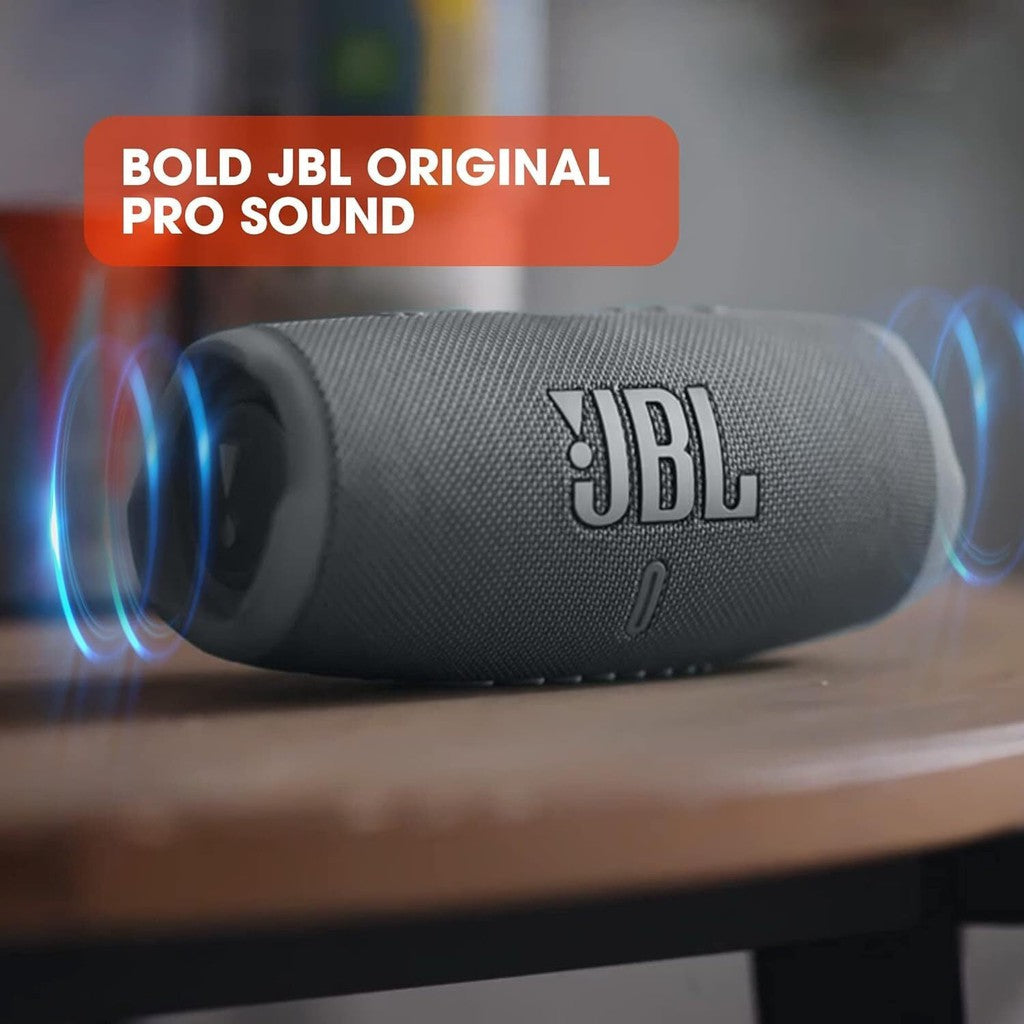 JBL Portable Bluetooth Speaker Charge 5 - Grey