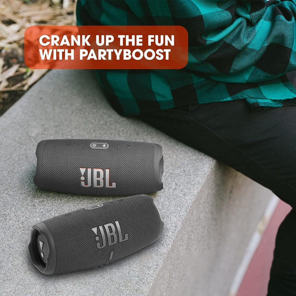 JBL Portable Bluetooth Speaker Charge 5 - Grey
