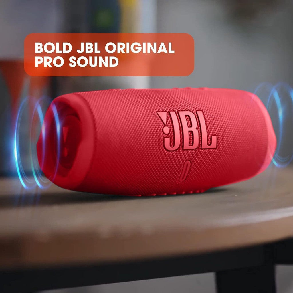 JBL Portable Bluetooth Speaker Charge 5 - Red