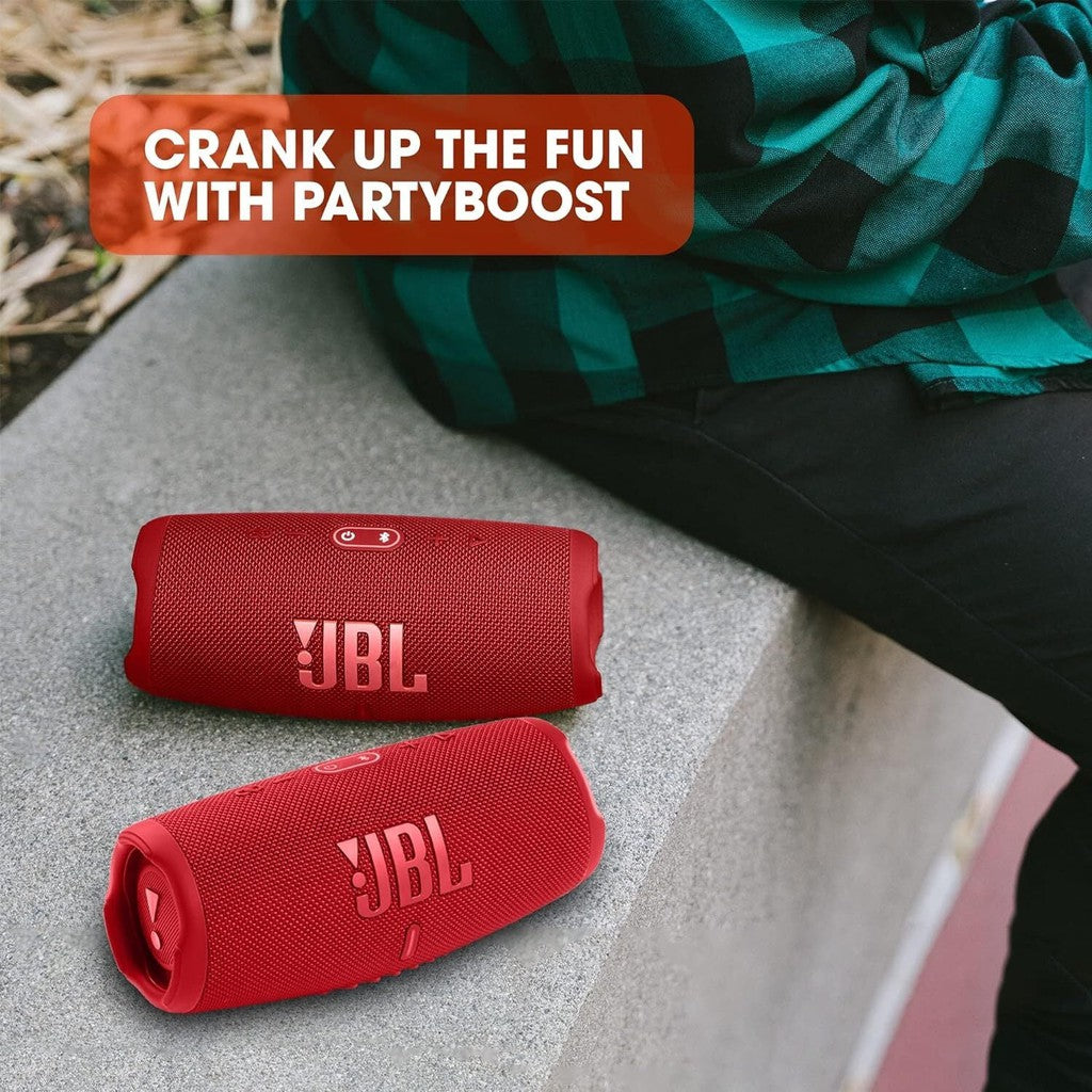 JBL Portable Bluetooth Speaker Charge 5 - Red