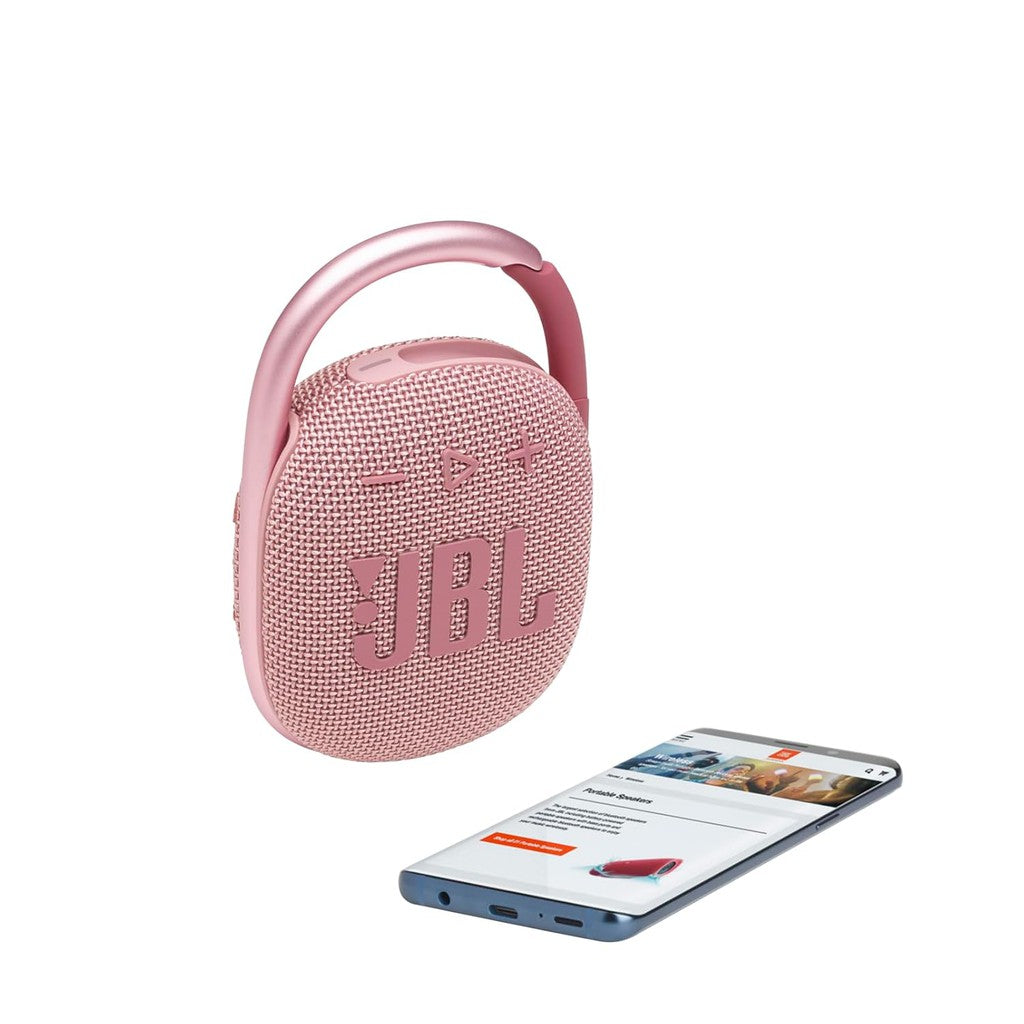 JBL Portable Bluetooth Speaker Clip 4 - Pink