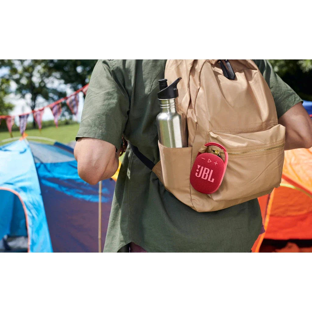 JBL Portable Bluetooth Speaker Clip 4 - Red