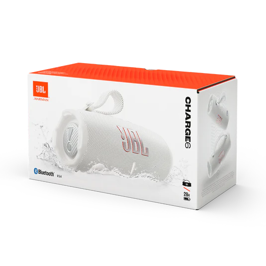 JBL Portable Speaker Charge 6 - White