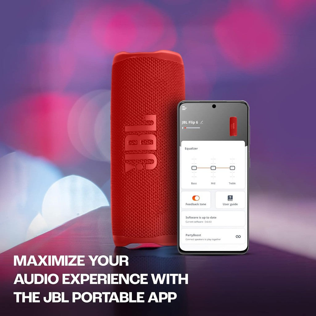 JBL Portable Speaker Flip 6 - Red