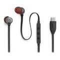 JBL Tune 310C USB-C Headphones - In-ear / Wired / Black