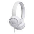 JBL Tune 500 Wired On-Ear Headphones - White