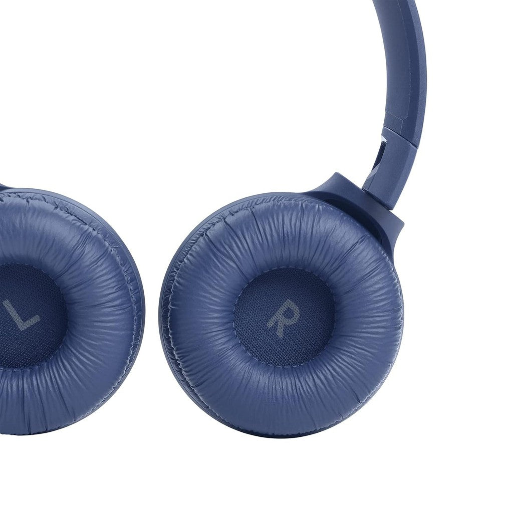 JBL Tune 510BT  Bluetooth Headphone with Mic (Dual Connectivity, On Ear, Blue)