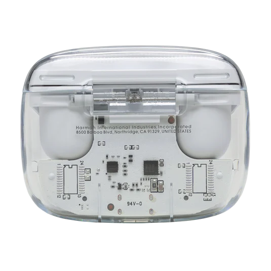 JBL Tune Buds True Wireless Noise Cancellation Earbuds GHOST EDITION - White