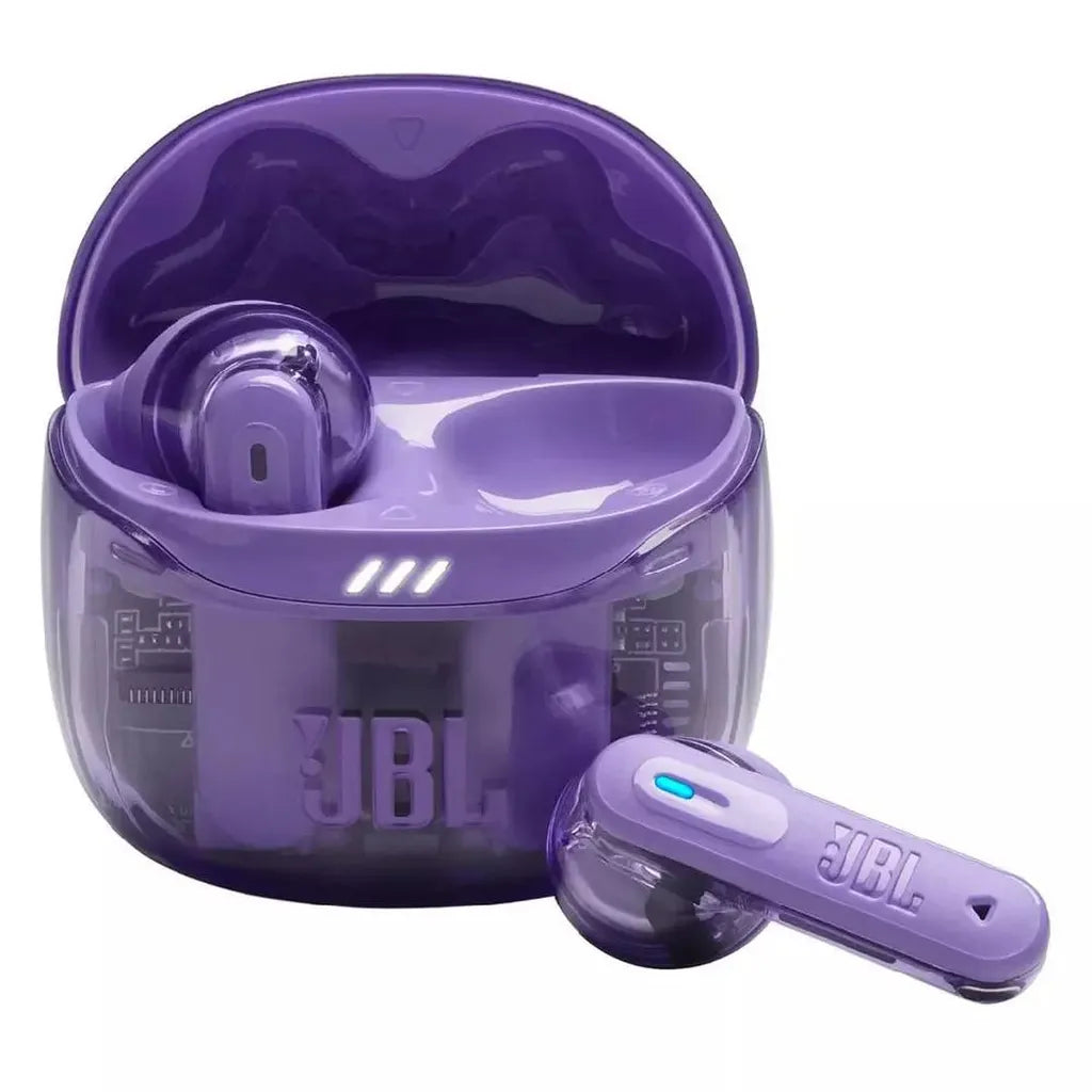 JBL Tune Flex 2 Ghost Edition Earbuds, JBLTFLEX2GMAE - Purple