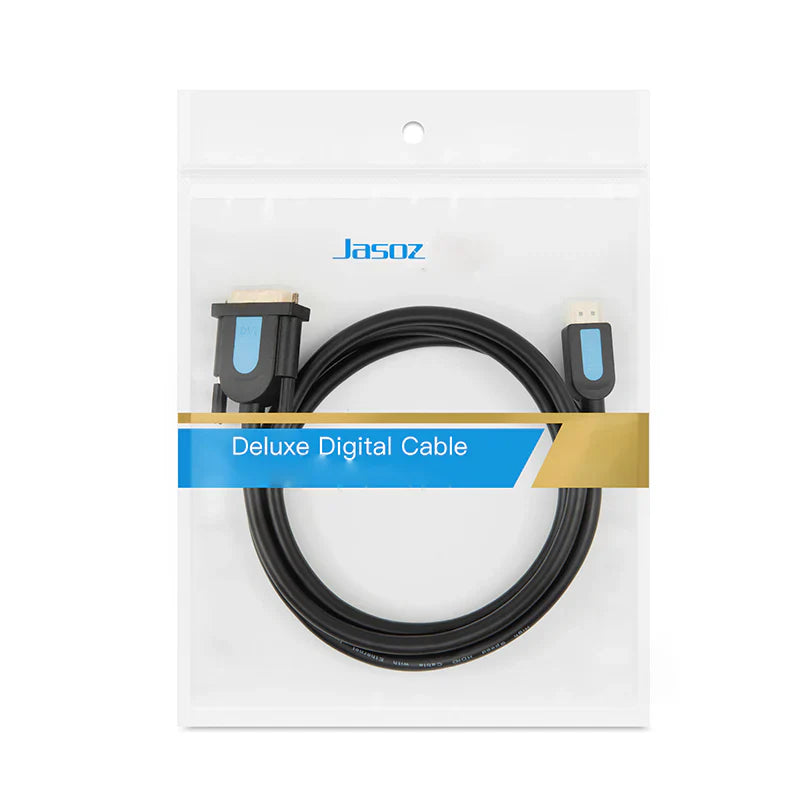 Jasoz A105 HDMI to DVI Cable - 1080P / 1.5 Meter / Black