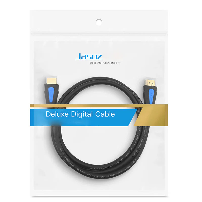 Jasoz A118 HDMI HD Cable - 4K / 10 Meter / Black/Blue