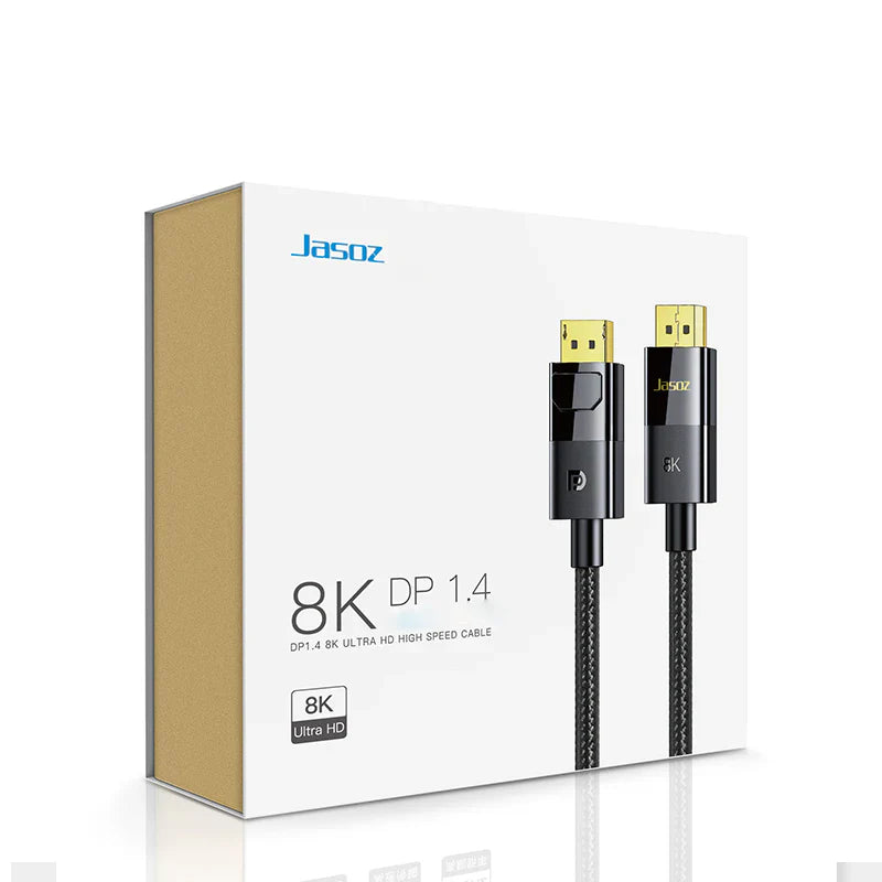 Jasoz A129 Display Port Cable - 8K / 2 Meter / Black